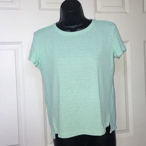 Adidas seafoam green workout tee Sz S climacool